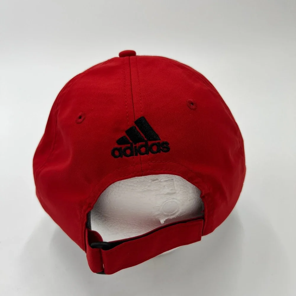 NC State Wolfpack Red Adjustable Hat Cap Embroidered Logo NCAA‎ New